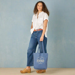 Classic Rocker Chambray Tote
